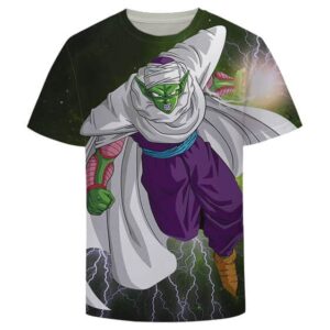 Green Z-Fighter Super Warrior Piccolo Dragon Ball T-Shirt