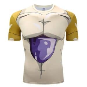 Golden Frieza Ultimate Evolution Biological Armor 3D Gym T-Shirt