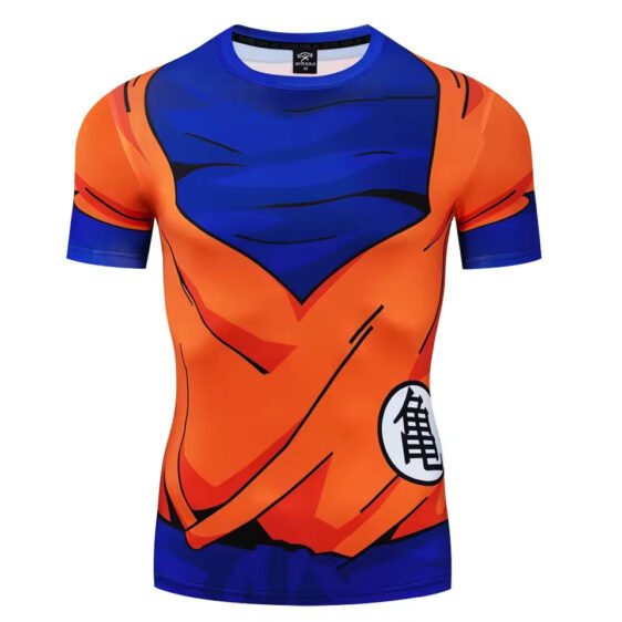 Master Roshi's Disciple Krillin Goku Kame Symbol 3D Gym T-Shirt