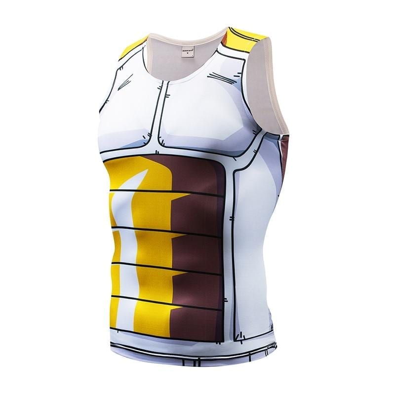 Vegeta Cell Saga Battle Saiyan Armor Fitness Tank Top