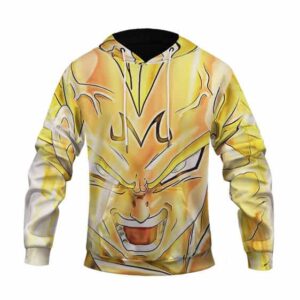 Dragon Ball Z - Super Saiyan Majin Vegeta 3D Cool Hooded Sweatshirt