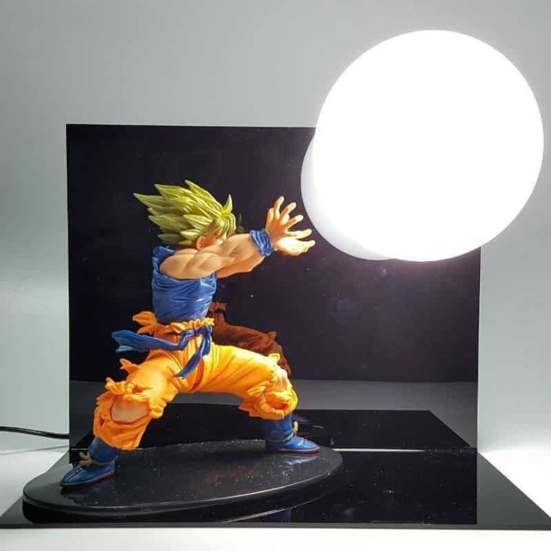 Cartoon Kakarot Lampe 3D LED Super Son Goku Vegeta Figuren Action Home 