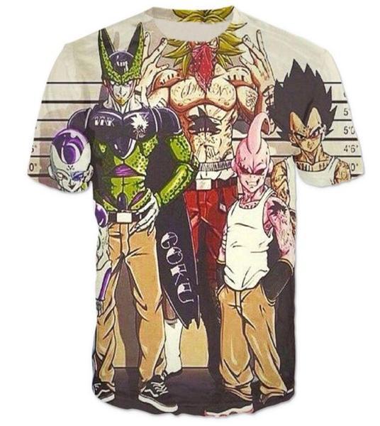 Usual Suspects Dragon Ball Z Wanted Vintage T-Shirt