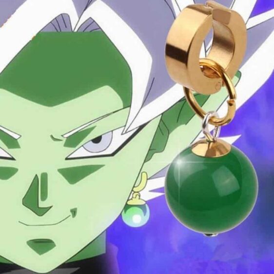 Dragon Ball Supreme Kais Potara Goku Black Fusion Zamasu Cosplay Earrings