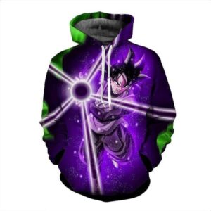DBZ Goku Black Zamasu Power Ball Attack Cool Design Streetwear Hoodie