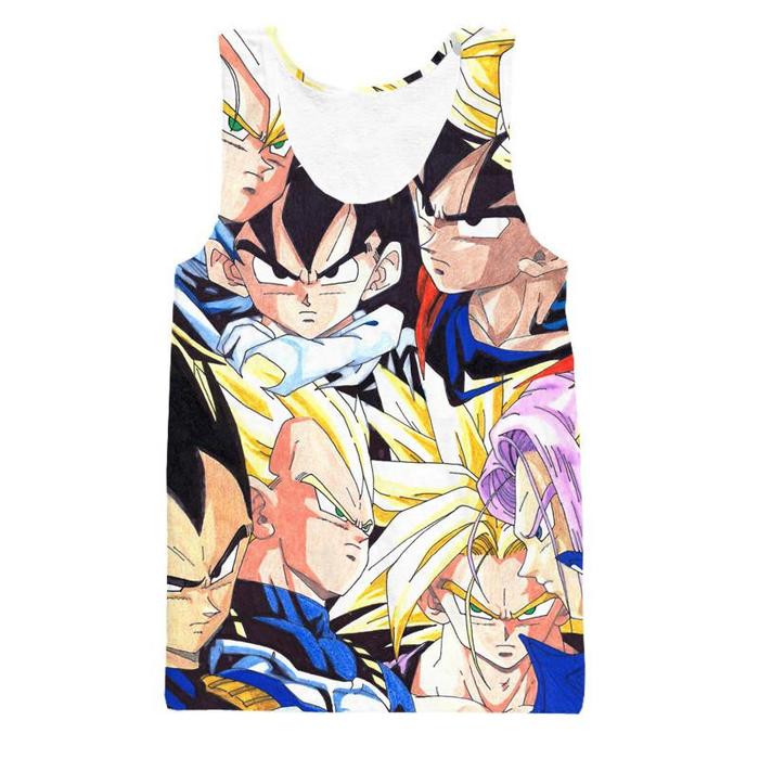 goku vegeta trunks gohan