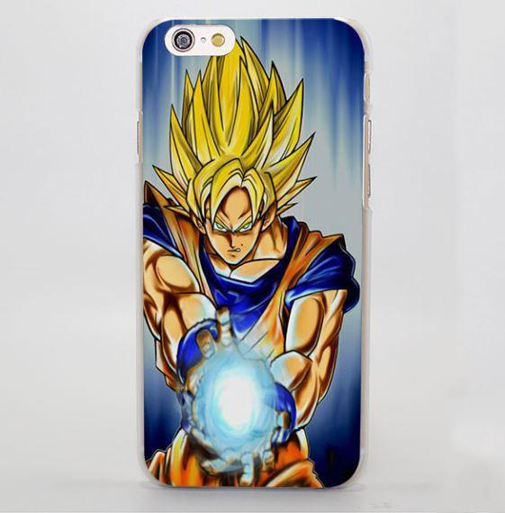 Dragon Ball Goku Kamehameha Fan Art Style iPhone 4 5 6 7 Plus Case