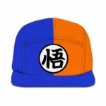 Dragon Ball Z Symbol Bi-Color Blue Orange Fashion Snapback Hat