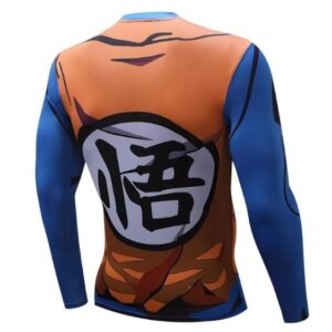 King Kai Training Goku Symbol Long Sleeves 3D Compression T-shirt