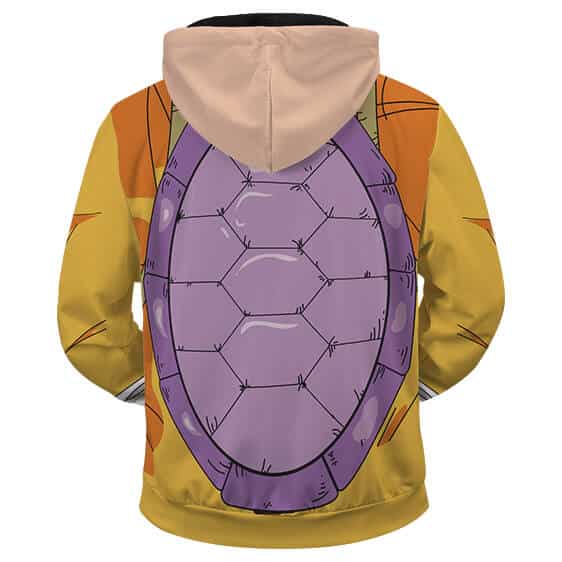 Master Roshi Turtle Shell Zip Up Cosplay 3D Hoodie