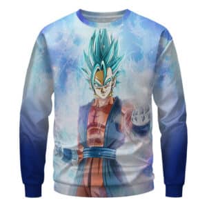 Dragon Ball Super Vegito 2 Blue Super Saiyan Kaioken Cool Sweater