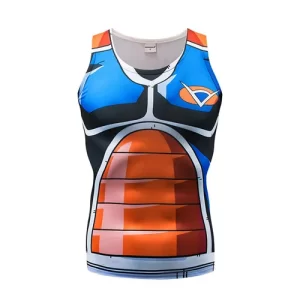 Dragon Ball Z Zorn Saiyan Armor Dope Compression Tank Top