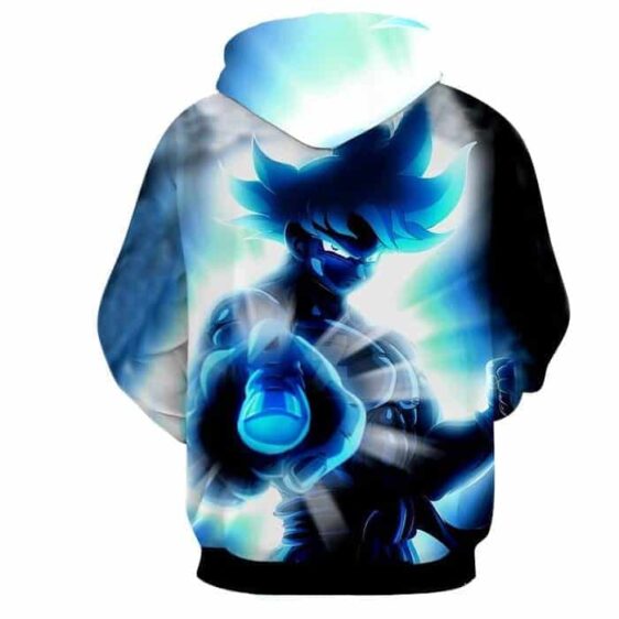 Dragon Ball Super Blue Son Goku Epic Ultra Instinct Hoodie - Image 3