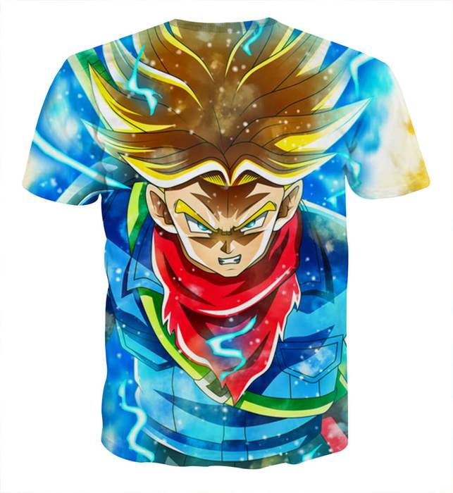 Dragon Ball Super Future Trunks Super Saiyan God Epic T-Shirt - Image 2