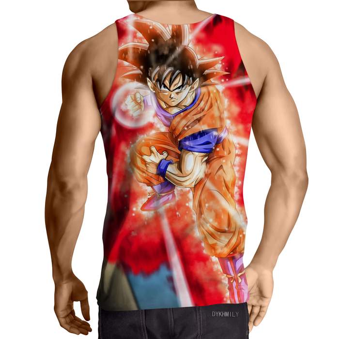 Dragon Ball Super Fused Son Goku Super Saiyan 2 Epic Tank Top - Image 3