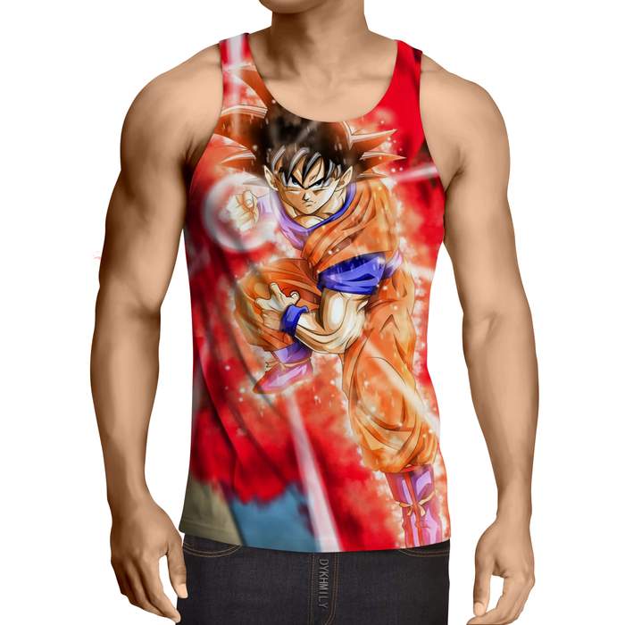 Dragon Ball Super Fused Son Goku Super Saiyan 2 Epic Tank Top