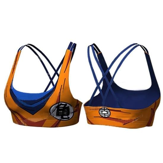 Top 5 Dragon Ball Z Sports Bras for Your Next Yoga Class in 2020 2 Goku Orange Costume Cosplay Sexy Gym Workout Compression Sports Bras