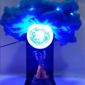 DBZ Son Goku Blue Cloud Spirit Bomb Flash Ball DIY 3D LED Light Lamp