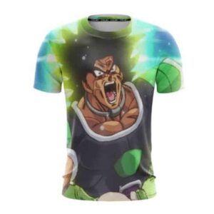 Dragon Ball Z Broly Wearing His Control Mechanism T-Shirt