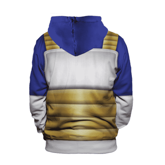 Dragon Ball Z Vegeta Inspired Classic Suit Cosplay Hoodie - Image 5