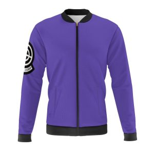 Dragon Ball Z Futuristic Capsule Inc Blue Varsity Jacket