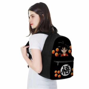 Dragon Ball Z Backpacks - Goku Black And White Emblem Canvas Backpack  SAI0505