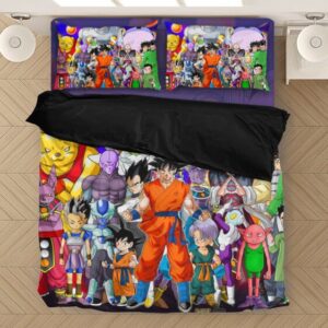 Dragon Ball Super Main Characters Assembly Bedding Set