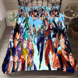 Dragon Ball Z Protagonist & Antagonist Assembly Bedding Set