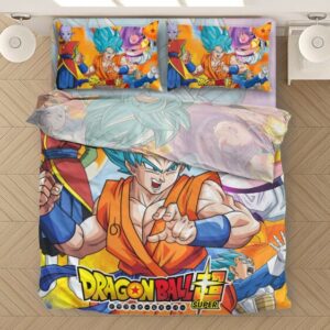 Dragon Ball Super Son Goku SSGSS Vegeta & Buu Bedding Set