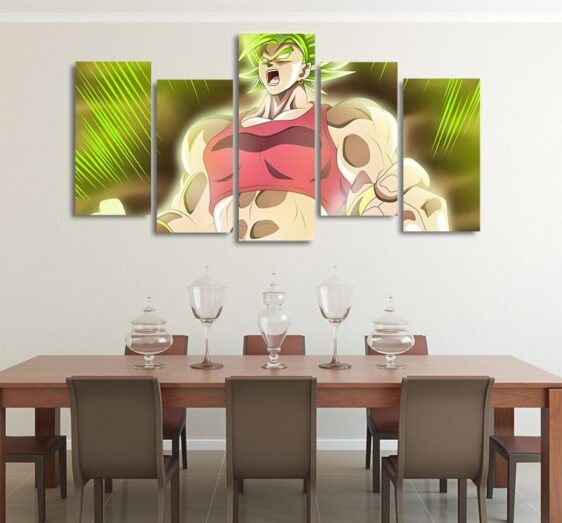 DBS Kale Powerful Female Asymmetrical 5pcs Wall Art Canvas Print