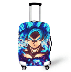 Goku Super Saiyan Blue Vibrant Suitcase Protective Cover