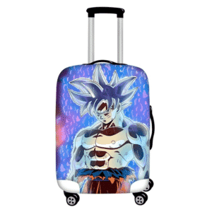 Fierce Looking Son Goku Ultra Instinct Suitcase Cover