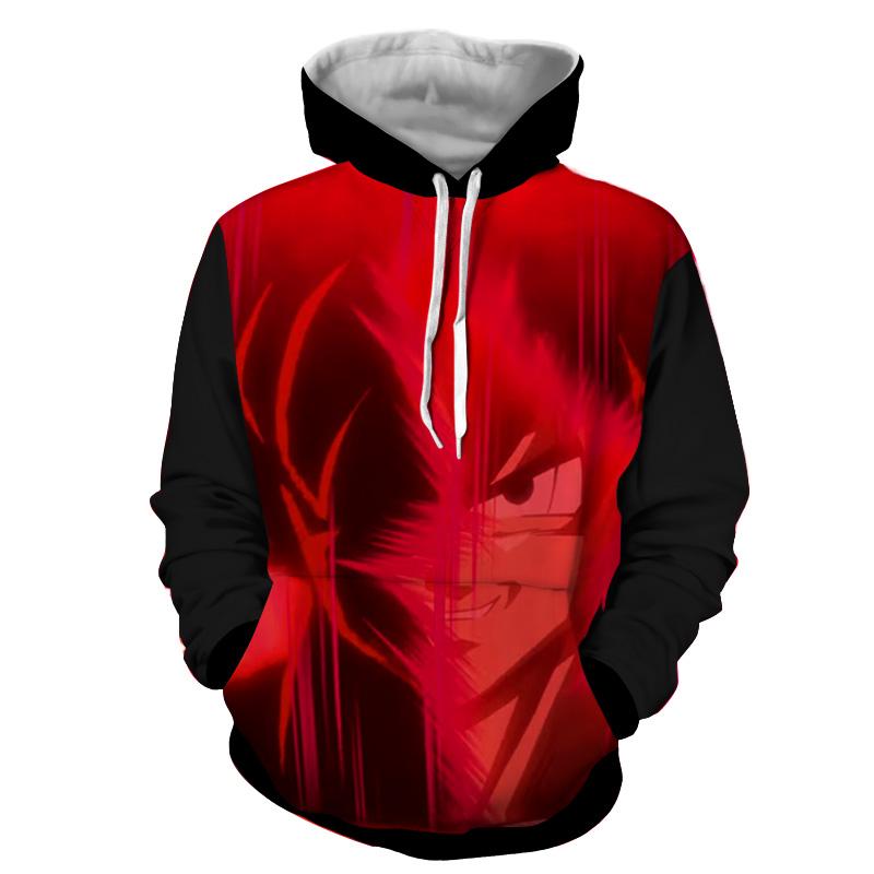 Dragon Ball Son Goku Portrait Japanese Anime Full Print Hoodie