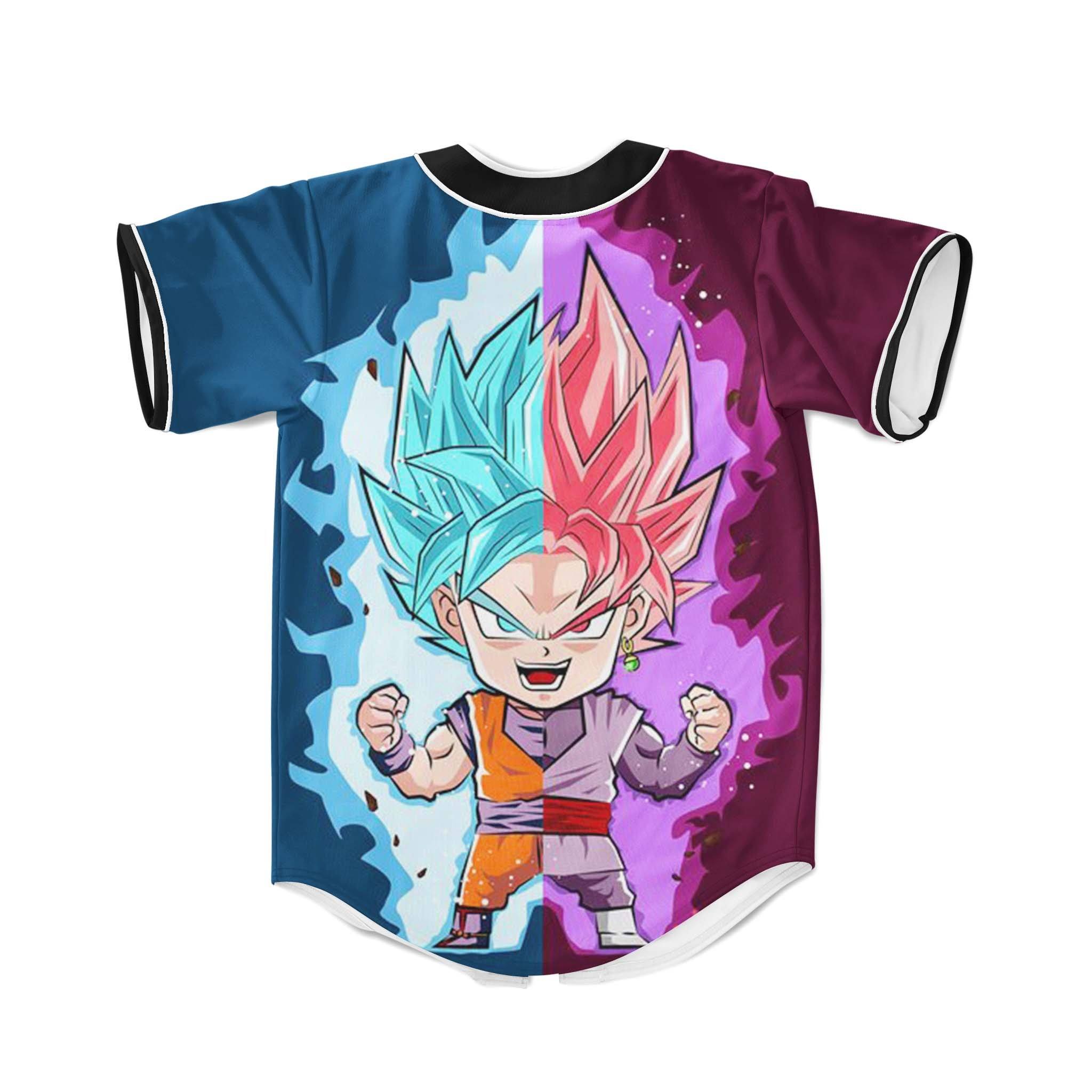 Dragon Ball Son Goku Baseball Jersey - Custom Design - Scesy