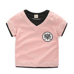 Dragon Ball Z Yamcha's Kanji Cosplay Pink Kids T-Shirt