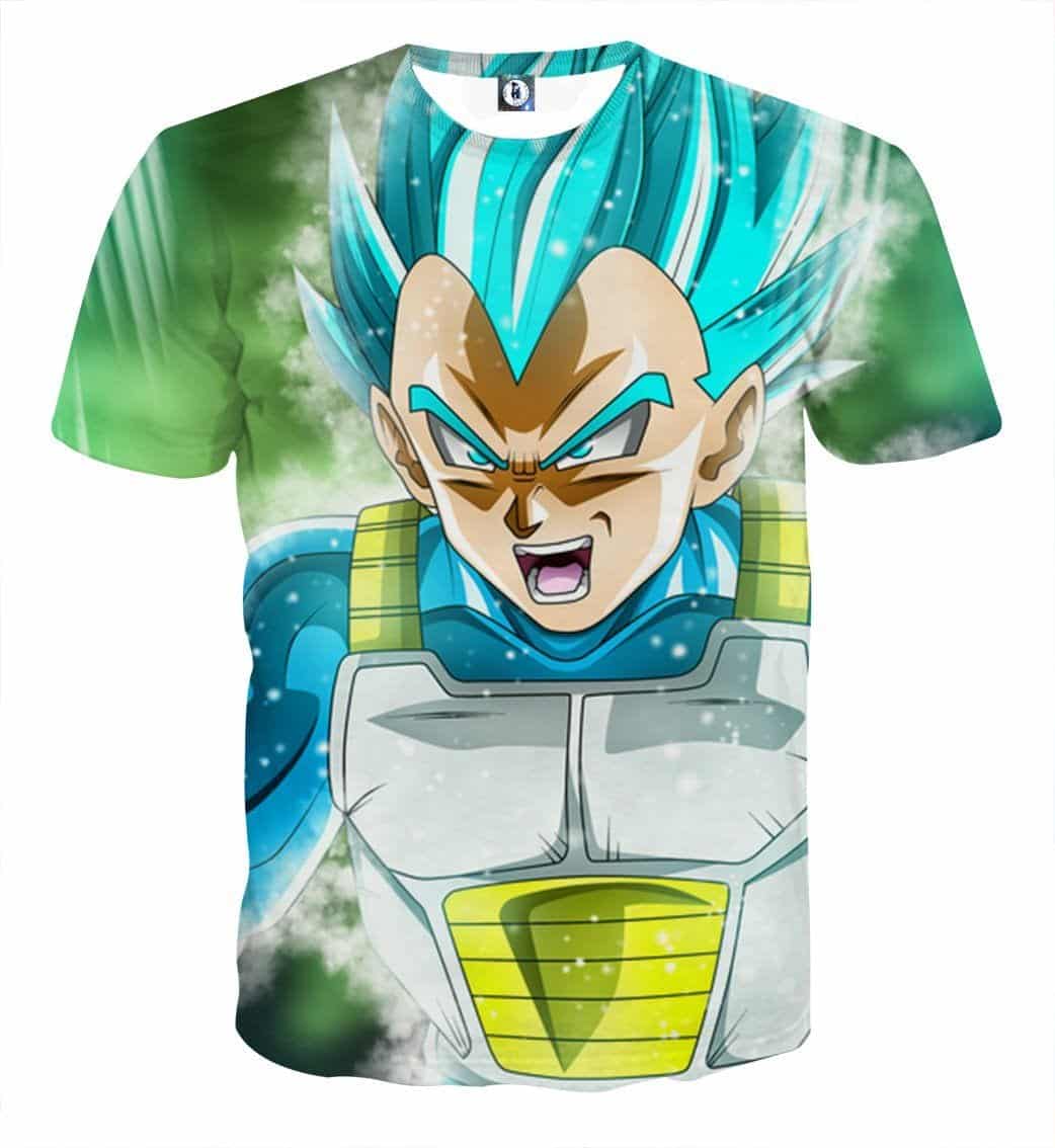 DBZ Vegeta Super Saiyan God Unique Style 3D Print T-shirt