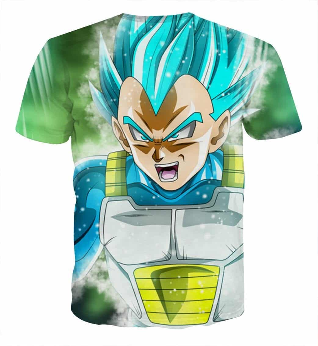DBZ Vegeta Super Saiyan God Unique Style 3D Print T-shirt - Image 2