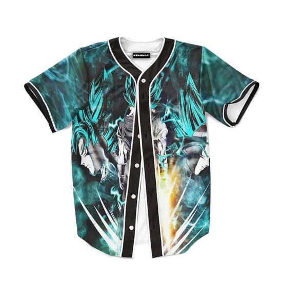 Dragon Ball Gogeta Super Saiyan Power Up Potara Fusion Design Baseball Jersey