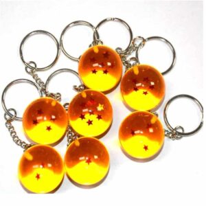 Dragon Ball Z Yellow Dragon Ball Eye-Catching Keychain