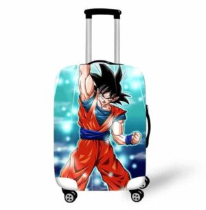 Dragon Ball Z Son Goku Spirit Energy Travel Luggage Cover