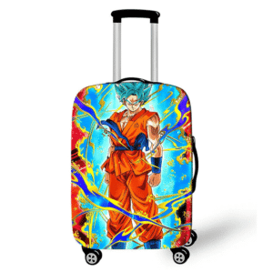 DBZ Resurrection F Powerful Son Goku SSGSS Luggage Cover