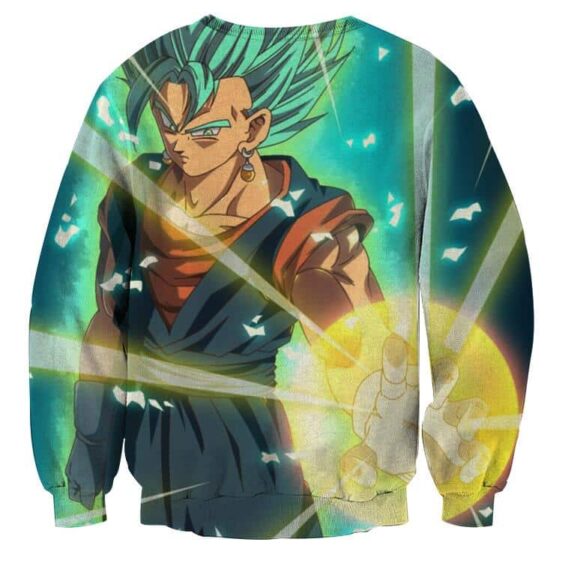 Dragon Ball Vegito Potara Ki Blast Cool 3D Full Print Sweatshirt - Image 2