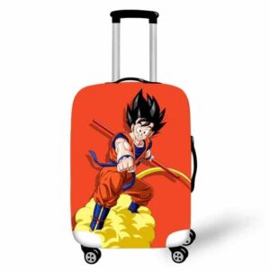 Son Goku's Power Pole Flying Nimbus Orange Luggage Cover