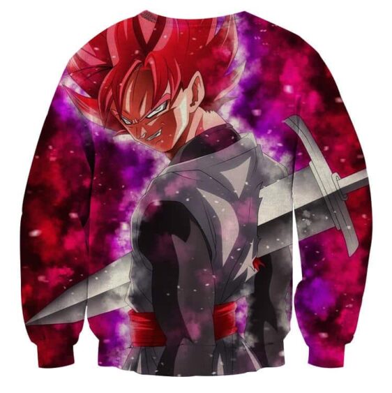 Dragon Ball Goku Black God Rose Sword Unique Style Sweatshirt - Image 2