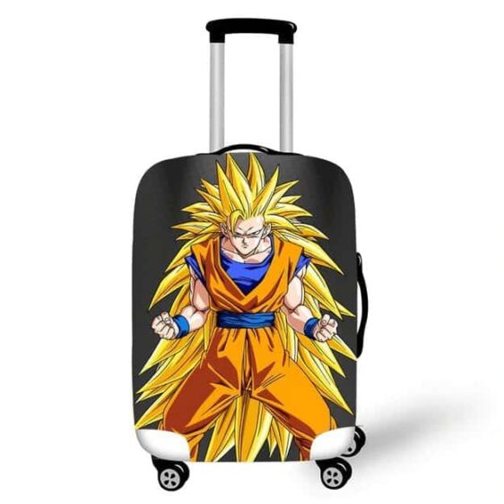 Furious Son Goku SSJ3 Gray Suitcase Protective Cover