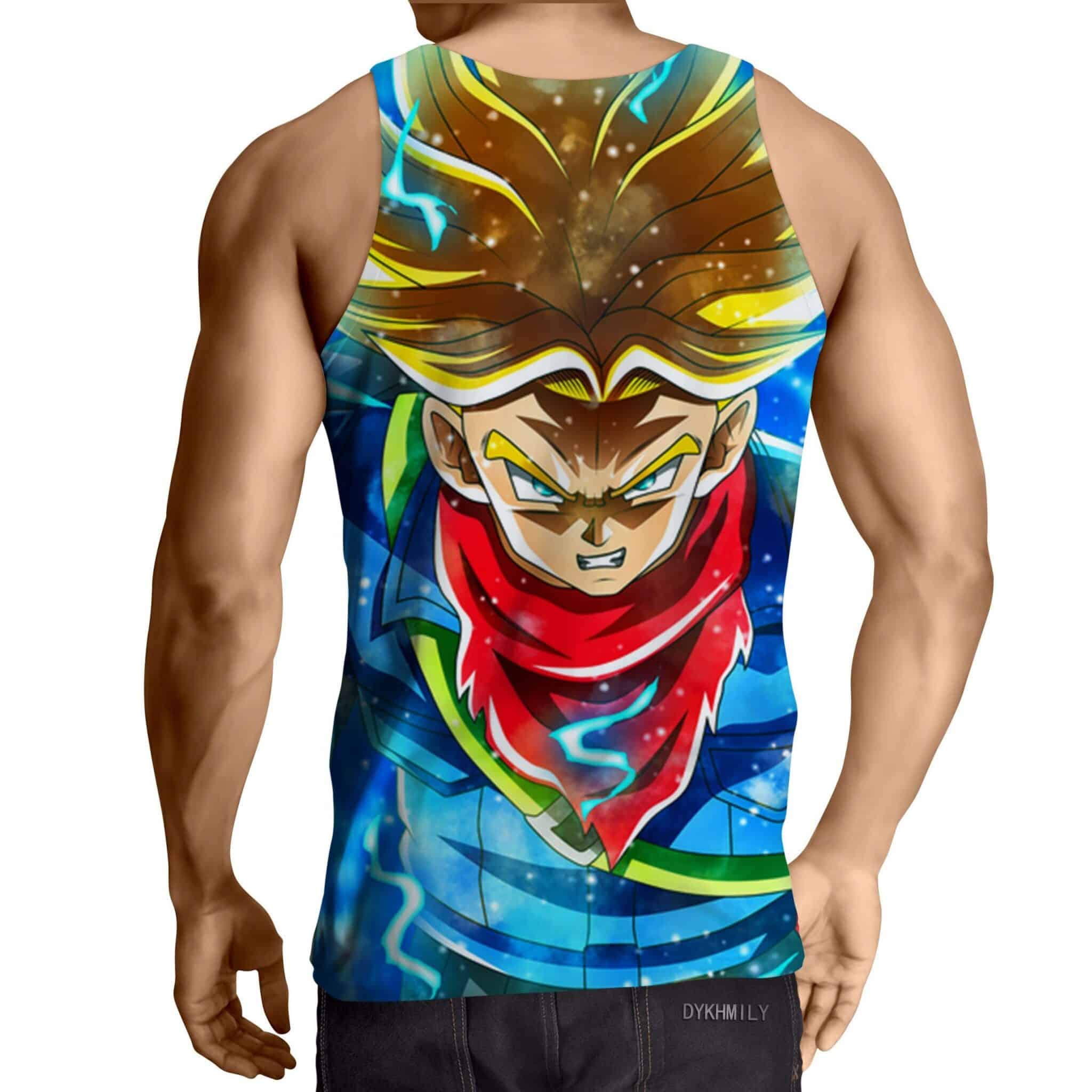 DBZ Rage Super Saiyan Trunks Portrait Unique Style Tank Top - Image 2