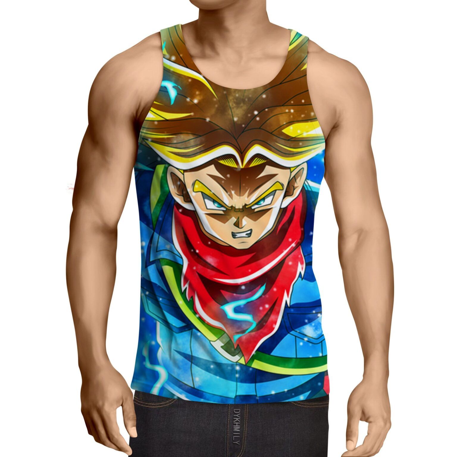 DBZ Rage Super Saiyan Trunks Portrait Unique Style Tank Top