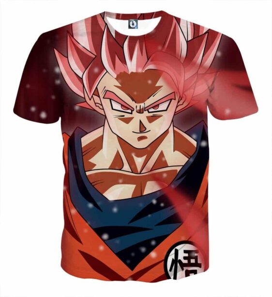 Dragon Ball Son Goku Super Saiyan Rose Portrait Cool T-shirt