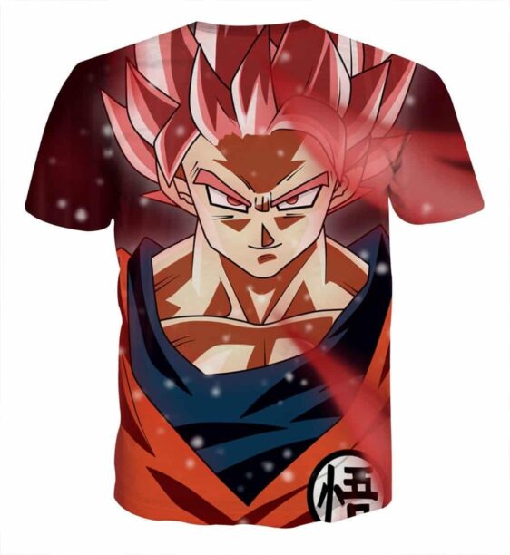 Dragon Ball Son Goku Super Saiyan Rose Portrait Cool T-shirt - Image 2