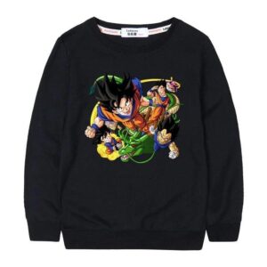 Goku Gohan Vegeta Majin Buu Kid Trunks & Shenron Kids Sweatshirt
